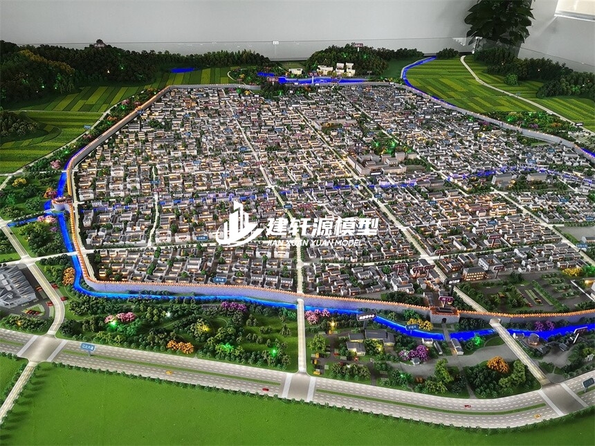 阆中城市规划模型