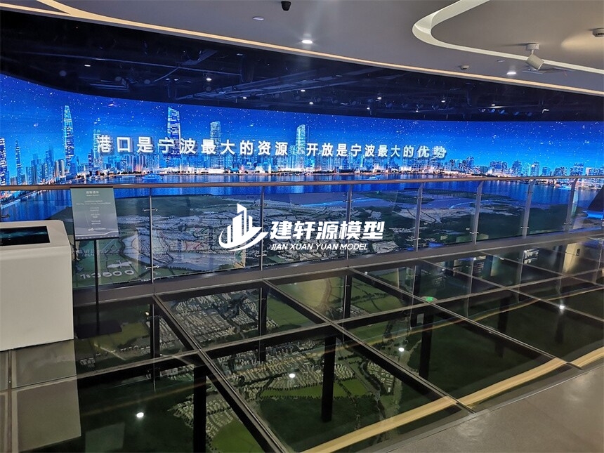 阆中城市规划模型