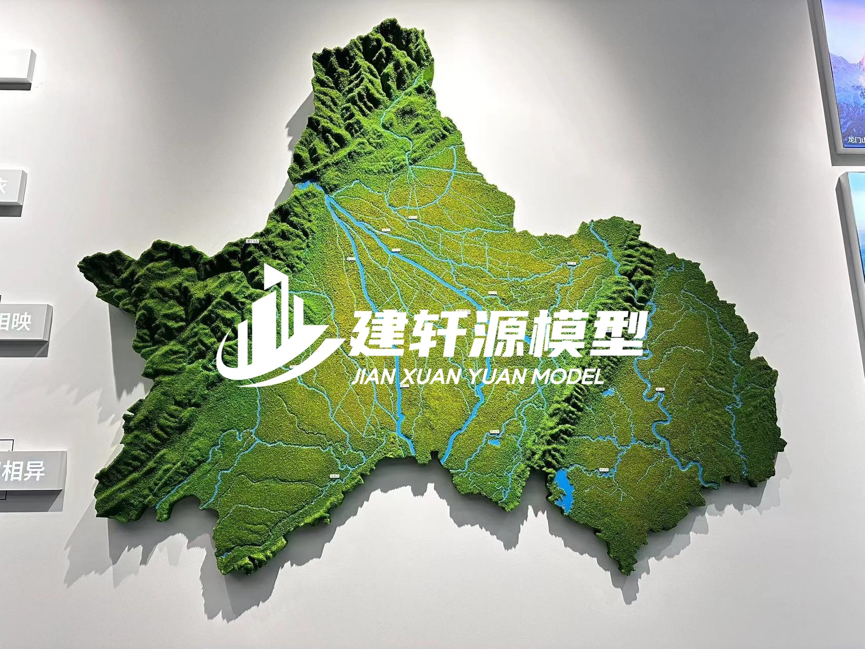 阆中地形沙盘壁挂厂家