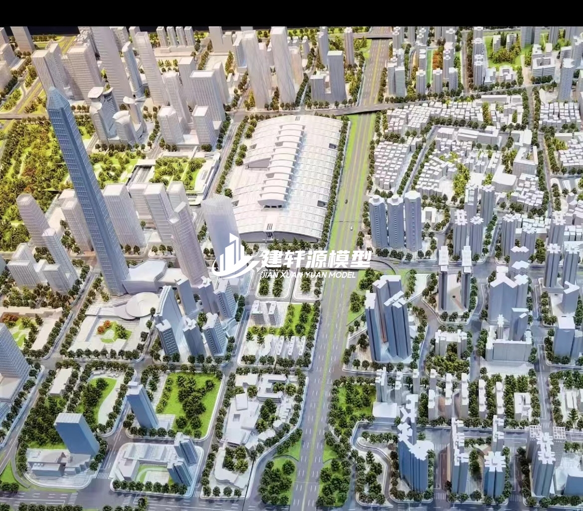 阆中城市规划模型